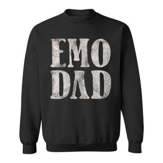Emo Dad Elder Emo 90'S 2000'S Goth Punk Emo Father Sweatshirt - Monsterry UK