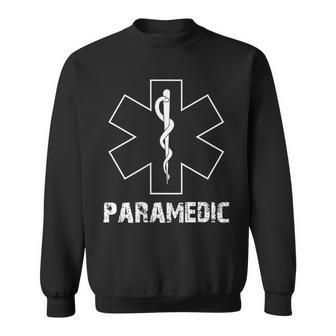 Ems Emt Paramedic Thin Line Emt Ems Patriotic Sweatshirt - Monsterry DE