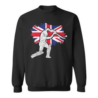 England Flag England Cricket Lover Cricket Fan Jersey Sweatshirt - Monsterry