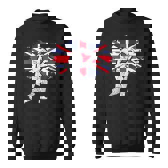England Flag England Cricket Lover Cricket Fan Jersey Sweatshirt - Thegiftio UK