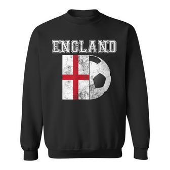 England Flag Soccer Futbol Football Sweatshirt - Monsterry DE