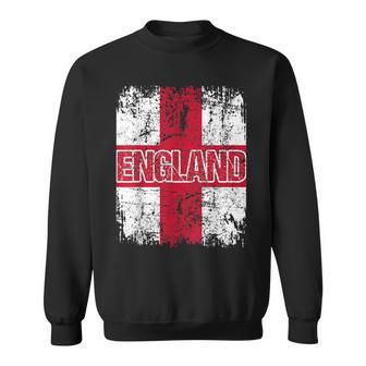 England Flag Vintage Distressed England Sweatshirt - Monsterry AU