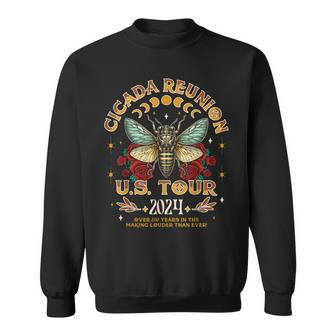 Entomologist Cicada Lover Cicada Reunion Us Tour 2024 Sweatshirt - Monsterry CA