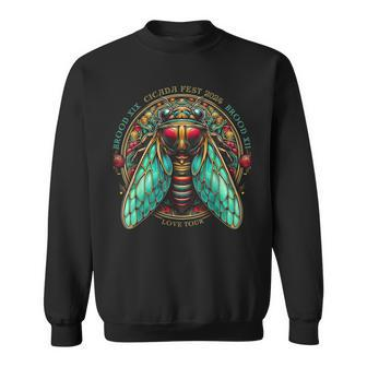 Entomology Cicada Fest 2024 Broods Xix & Xiii Love Tour Sweatshirt | Mazezy UK