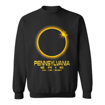 Erie Pennsylvania Pa Total Solar Eclipse 2024 Sweatshirt | Mazezy