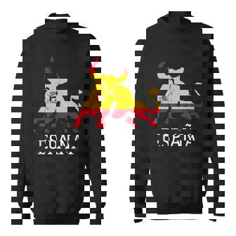 España Bandera Española Souvenir Toro España Bull Silhouette Camisa de entrenamiento - Regaloses