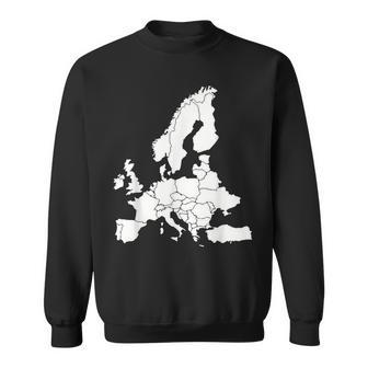 Europe Map Sweatshirt - Monsterry UK