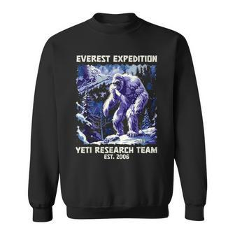 Graphic Everest Expedition Yeti Research Team Animal Sweatshirt - Monsterry