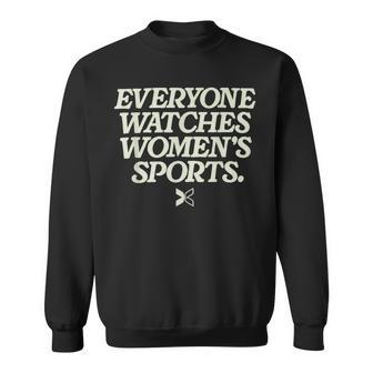 Everyone Watches Women's Sports Zip Sweatshirt | Mazezy