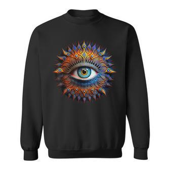 Evil Eye Symbol Of Protection Spiritual Esoteric Sweatshirt - Monsterry AU