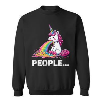 Eww People Cute Unicorn Sweatshirt - Thegiftio UK