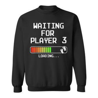 Expectant Dad To Be Gamer Pregnancy Announcement Player 3 Sweatshirt - Monsterry DE