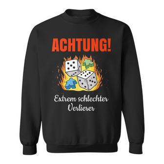 Extrem Schlechter Verlierer As A Board Game S Sweatshirt - Seseable