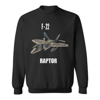 F-22 Raptor Aircraft Airplane Military Sweatshirt - Monsterry DE