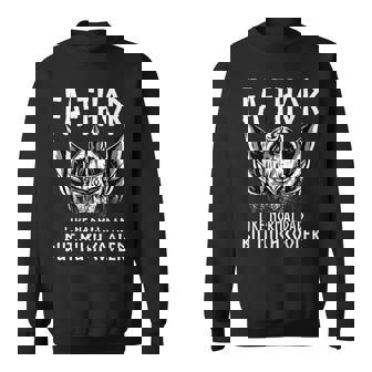 Fa-Thor Like Normal Dad But Much Cooler Viking Sweatshirt - Thegiftio UK