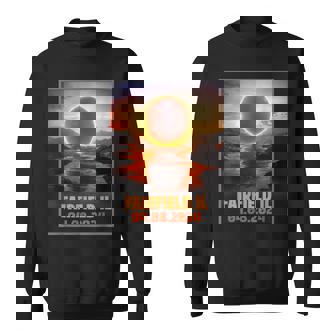 Fairfield Il Total Solar Eclipse 2024 Sweatshirt - Thegiftio