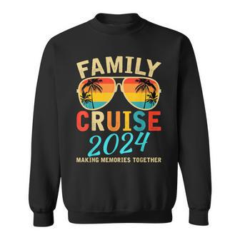 Family Cruise 2024 Making Memories Together Summer Trip Ship Sweatshirt - Monsterry DE