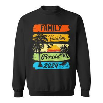 Family Florida Vacation 2024 Matching Group Family Sweatshirt | Mazezy