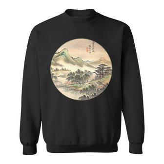Famous Vintage Chinese Art Lu Han Landscape Stylish Sweatshirt - Monsterry AU