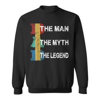 Fanny Dad The Man The Myth The Legend Papa Dad Fathers Day Sweatshirt - Monsterry UK