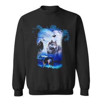 Fantasy Wolf Sweatshirt | Mazezy