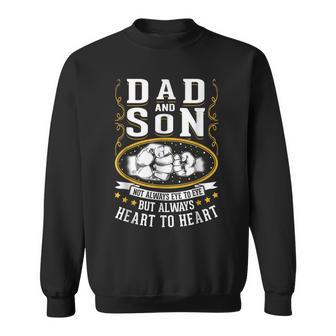 Father Son Friends Fist Bump Dad Father's Day Sweatshirt - Thegiftio UK