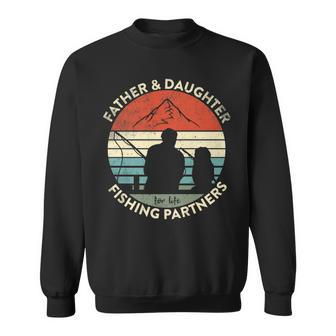 Fathers Day Fishing Dad Fathers Day From Daughter Fishing Sweatshirt - Seseable
