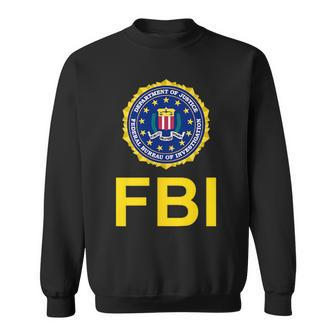 Fbi Fbi Chest Seal Logo Federal Bureau Of Investigation Chest Seal Logo Sweatshirt - Seseable