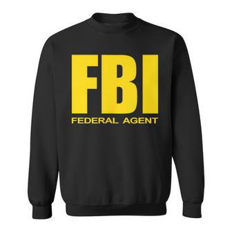 Fbi Federal Bureau Of Investigation Chest Logo Agent Sweatshirt - Seseable