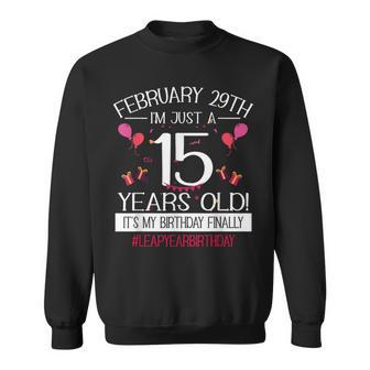 Feb 29Th Birthday Leap Year 60Th Birthday 60 Years Old Sweatshirt - Thegiftio UK