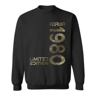 Februar 1980 Mann Frau 44 Geburtstag Limited Edition Sweatshirt - Seseable