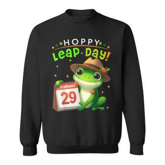 February 29Th Frog Leap Day Matching Leap Year 2024 Sweatshirt - Monsterry