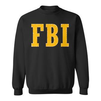 Federal Bureau Of Investigation Fbi Costume Logo Sweatshirt - Thegiftio UK