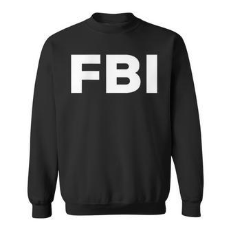 Federal Bureau Of Investigation Fbi Costume Sweatshirt - Seseable