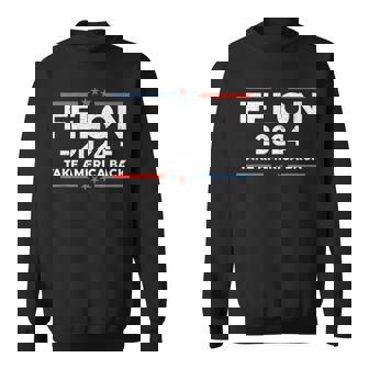 Felon Trump 2024 Take America Back Vintage Sweatshirt | Mazezy