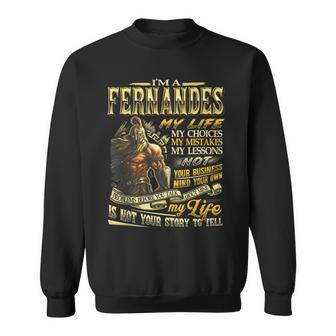 Fernandes Family Name Fernandes Last Name Team Sweatshirt - Seseable
