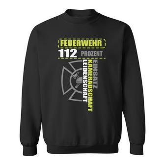 Feuerwehr Fire Brigade Motif 112 Insert Sweatshirt - Seseable