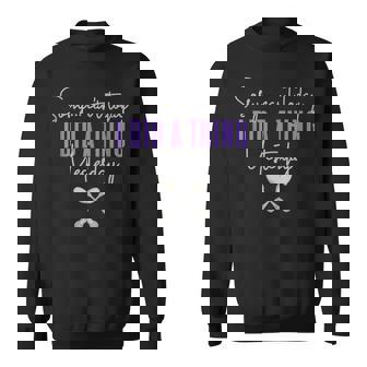 Fibro Can't Today Did A Thing Yesterday Fibromyalgia Spoonie Sweatshirt | Mazezy