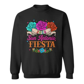 Fiesta San Antonio Texas Roses Mexican Fiesta Party Sweatshirt - Monsterry DE