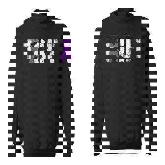 Fight Pancreatic Cancer Military Style Awareness Ribbon Sweatshirt - Monsterry