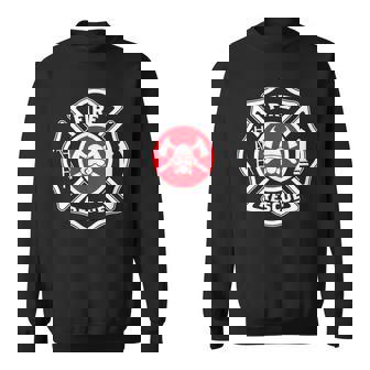 Fire & Rescue Maltese Cross Firefighter Sweatshirt - Thegiftio UK