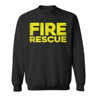 Fire Rescue Firefighter Fireman Fire-Rescue Department Sweatshirt - Thegiftio UK