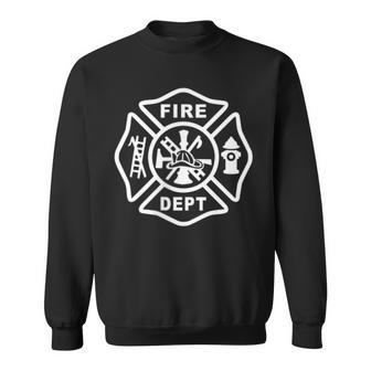 Fire Rescue Basic NavyWhite Sweatshirt - Monsterry DE