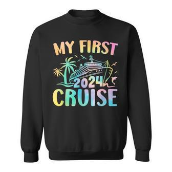 My First Cruise 2024 Vacation Matching Family Cruise Ship Sweatshirt - Thegiftio UK