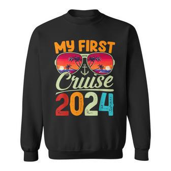 My First Cruise 2024 Cruise Vacation Trip Matching Sweatshirt - Monsterry