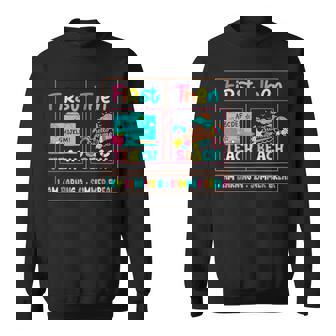 First Teach Then Beach I Am Earning A Summer Break Teachers Sweatshirt | Mazezy
