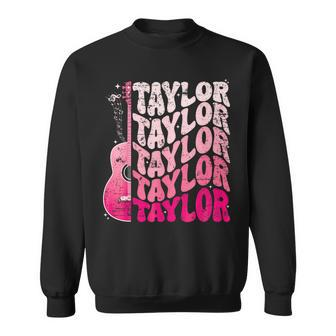 Firstname Taylor Cute Personalized First Name Taylor Vintage Sweatshirt - Monsterry