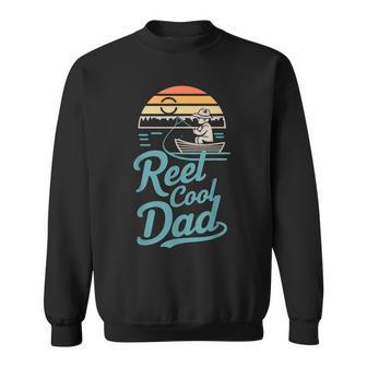 Fishing Lover Dad Fishing Reel Cool Fathers Day Sweatshirt - Thegiftio UK
