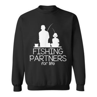 Fishing Partners For Life Father And Son Matching Outfits Sweatshirt - Monsterry
