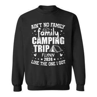 Flynn Family Name Reunion Camping Trip 2024 Matching Sweatshirt - Seseable